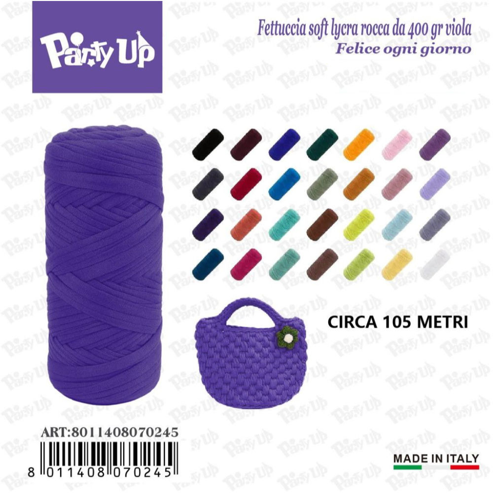 Fettuccia Soft Lycra 400g - ViolaParty Up