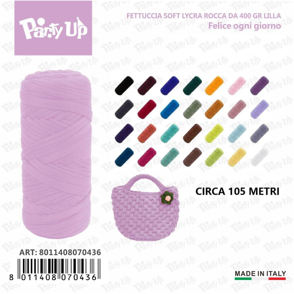 Fettuccia Soft Lycra 400g - LillaParty Up