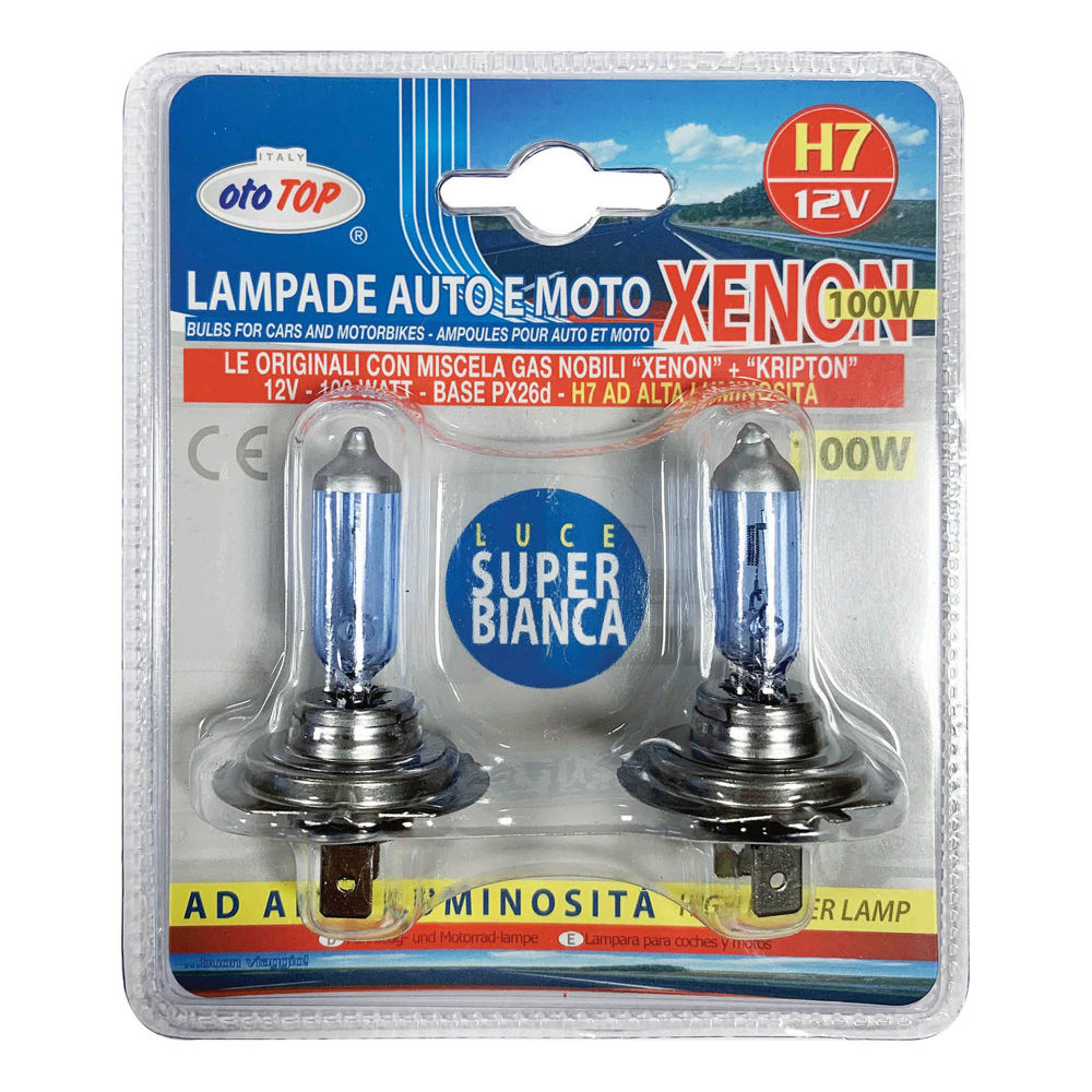 Lampadina Alogena H7 12V/100W - 2pzOto Top