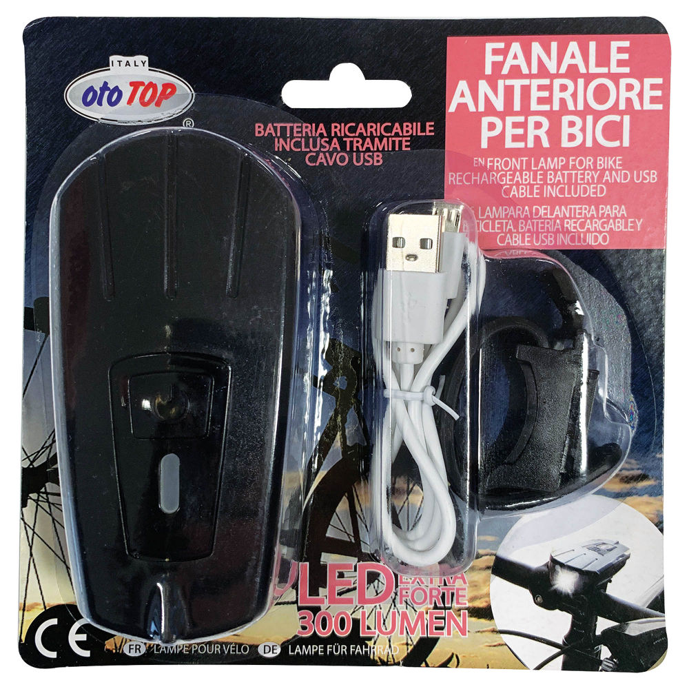 FANALE ANT.BICI MULIFUNZ.1 LED RIC.USBOto Top Italy
