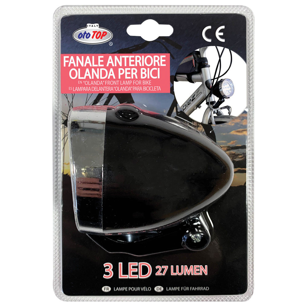 FANALE OLANDA 3LED BATTERIA 3AAA NON INCOto Top Italy