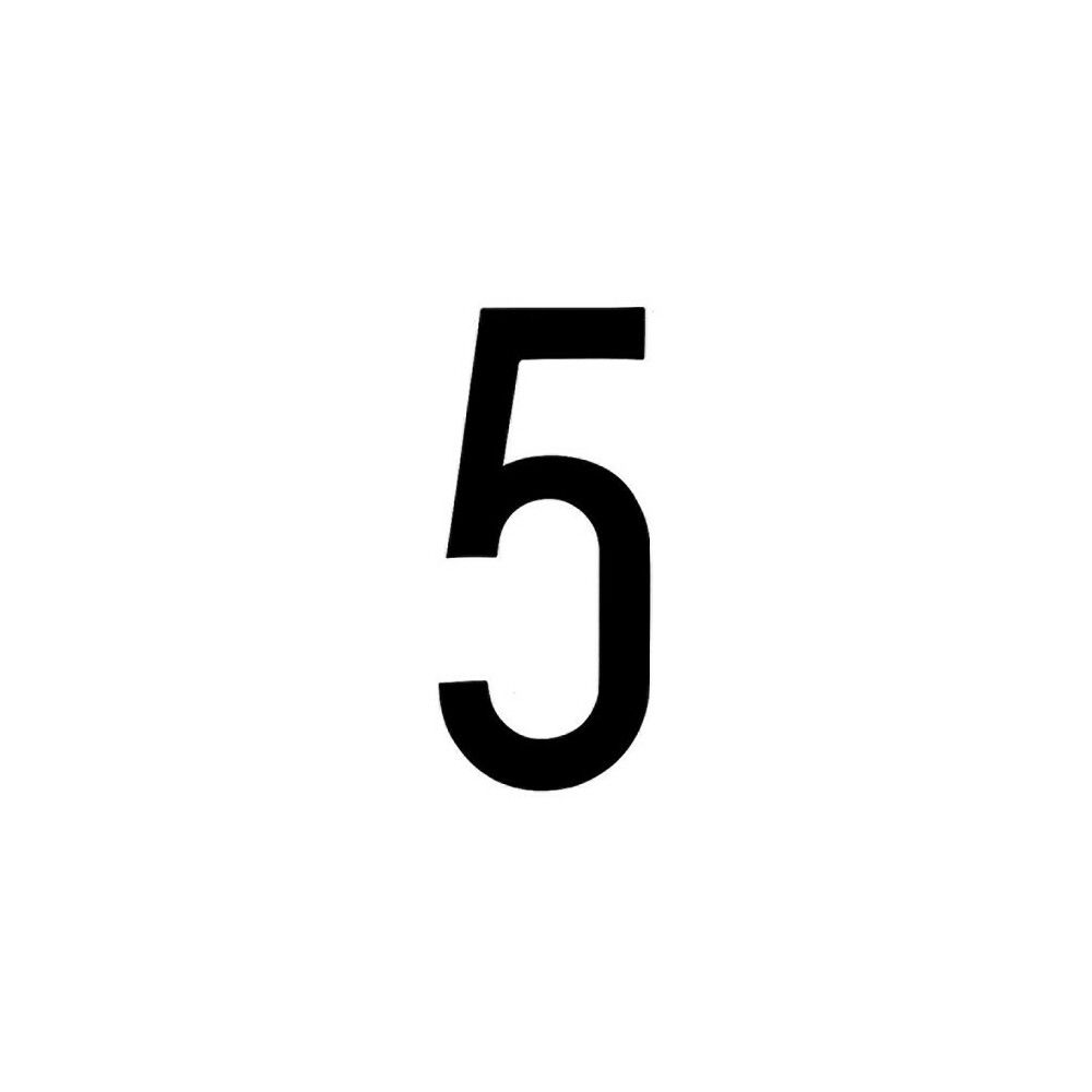 ADESIVO NUMERO - 5Oto Top
