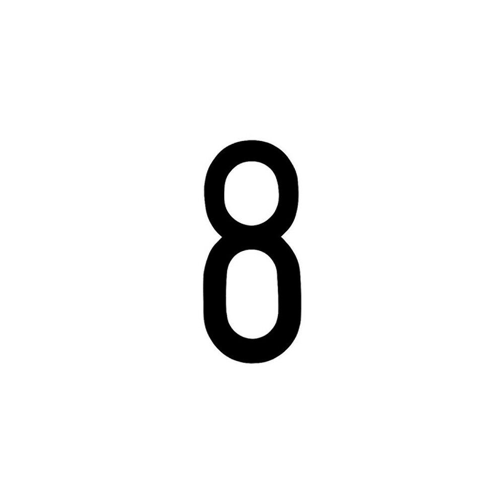 ADESIVO NUMERO - 8Oto Top