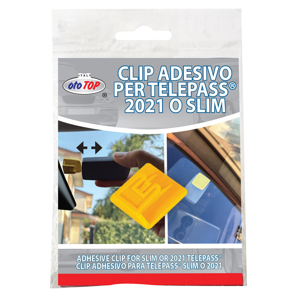 CLIP ADESIVA PER TELEPASS 2021/SLIMOto Top