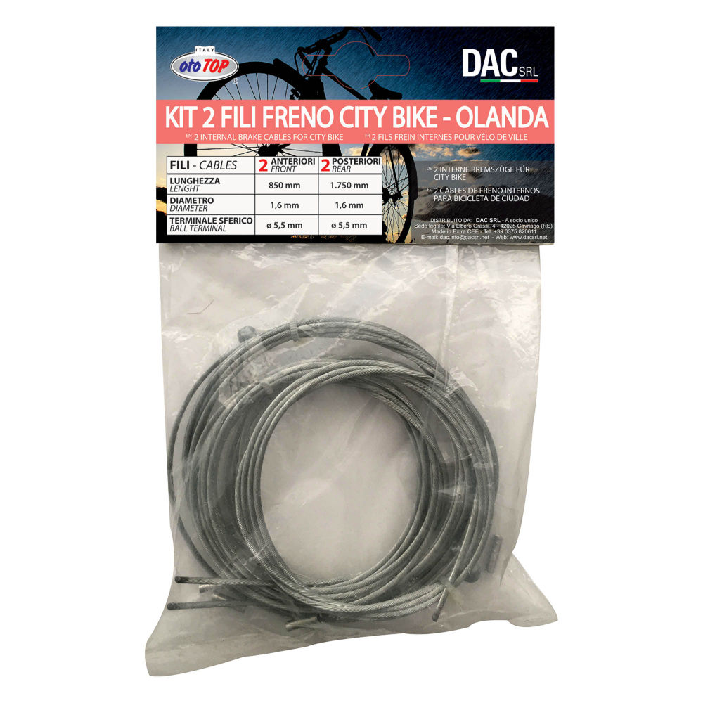 KIT 2 FILI FRENO OLANDAOto Top Italy