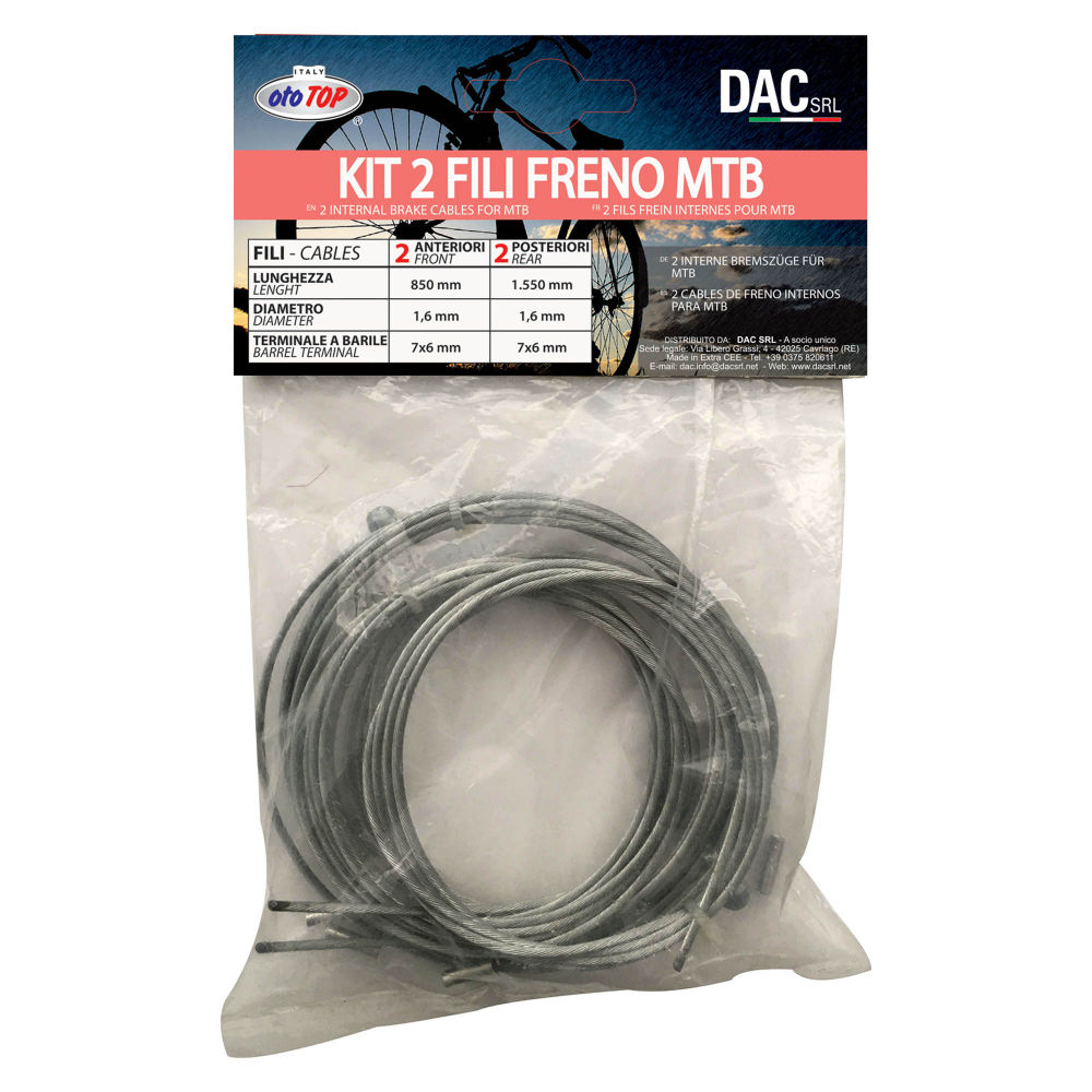 KIT 2 FILI FRENO MTBOto Top Italy