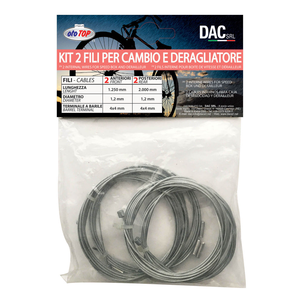 KIT 2 FILI CAMBIO/DEROto Top Italy