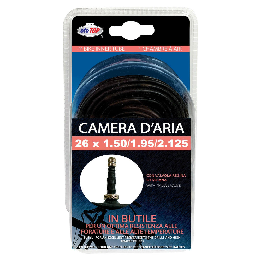 CAMERA D'ARIA 26 x 1.50/1.95/2.125 - VALVOLA ITALIANAOto Top Italy