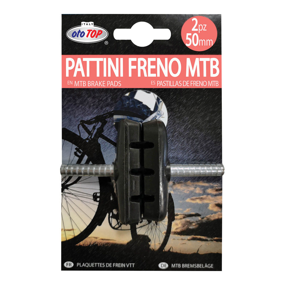 PATTINI FRENO INTEGRALI MTB KIT DI 2 PZOto Top Italy