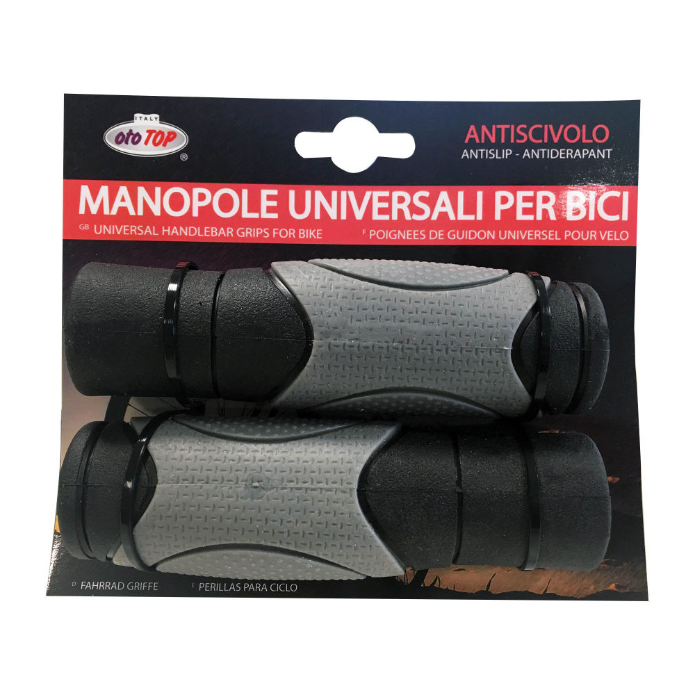 CP.MANOPOLE MTB NERE/GRIGIE 125MMOto Top Italy