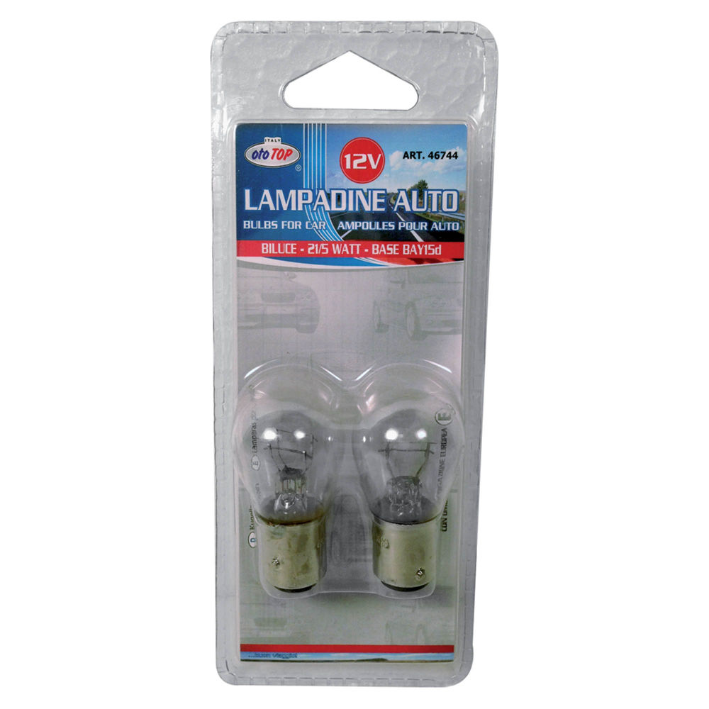 LAMPADINA BILUCE P21/5W - 12V, 21/5W  - 2PZOto Top