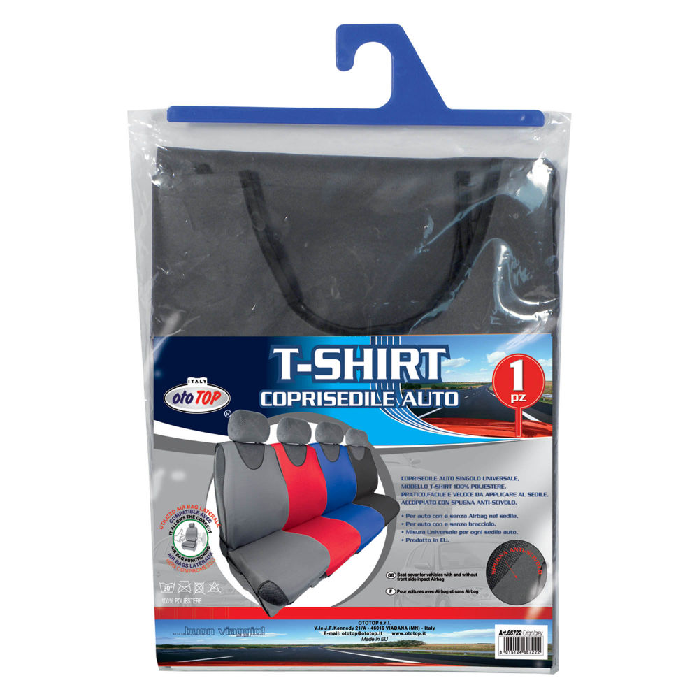 OTOTOP COPRISEDILE ANTERIORE T-SHIRT - NEROOto Top