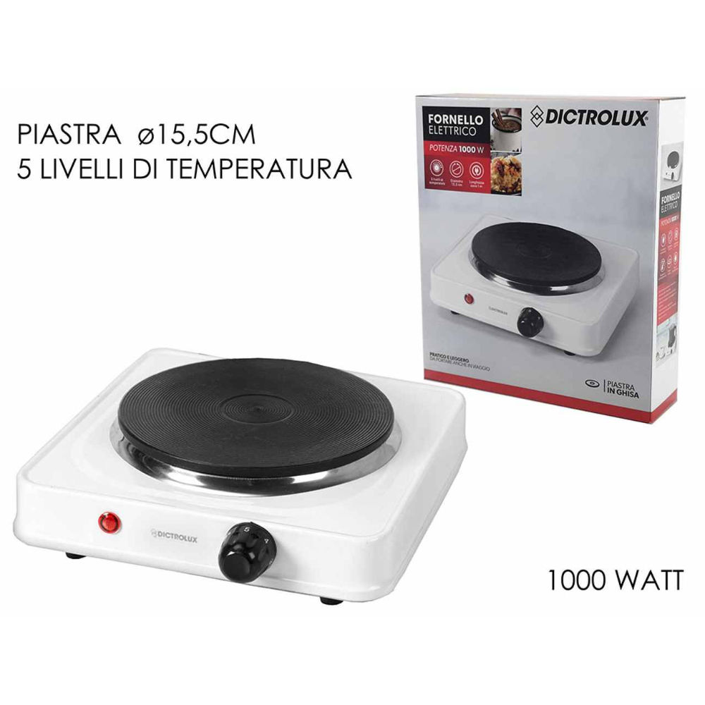 Dictrolux Fornello Elettrico 1000wDictrolux