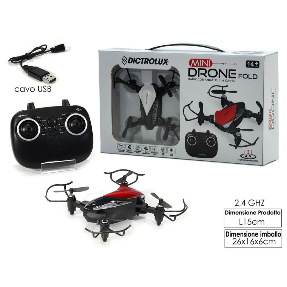 Mini Drone Fold R/C 2.4GDictrolux
