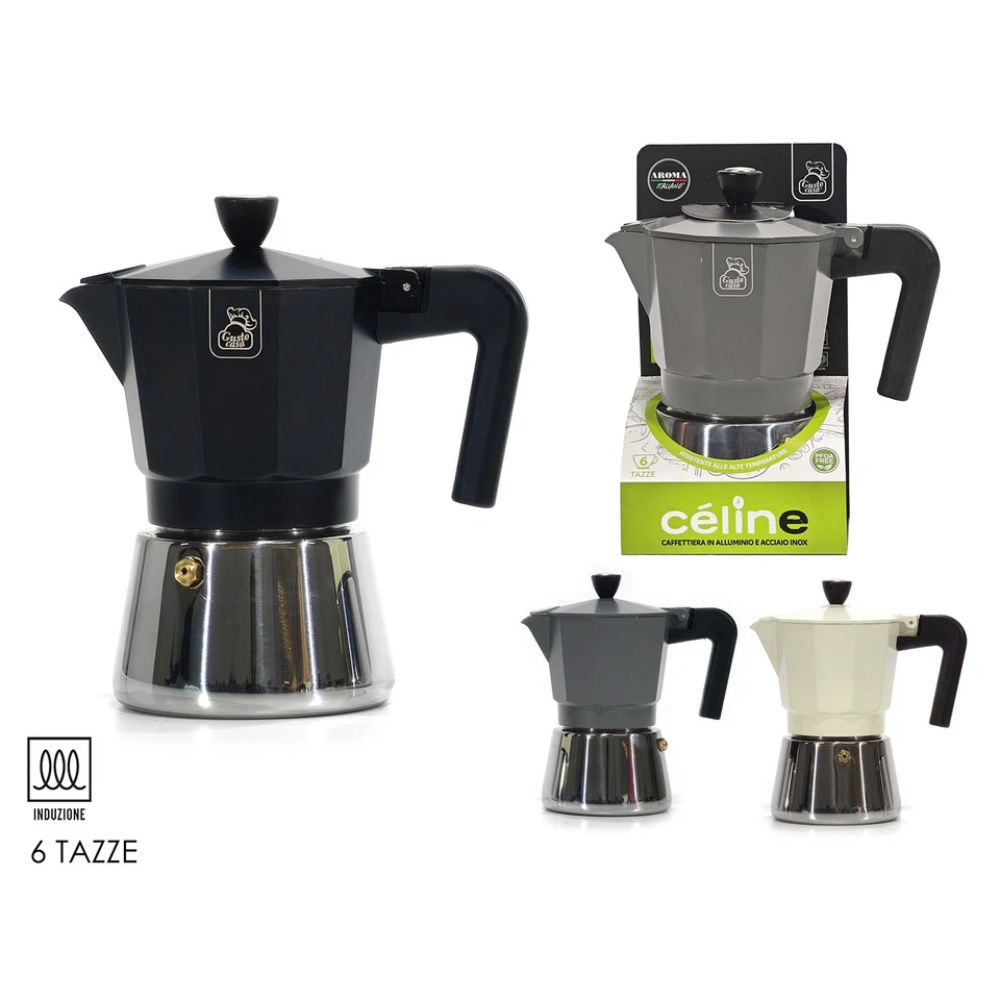 CAFFETTIERA 6 TAZZE INDUZIONE CELINE 3ASCeline