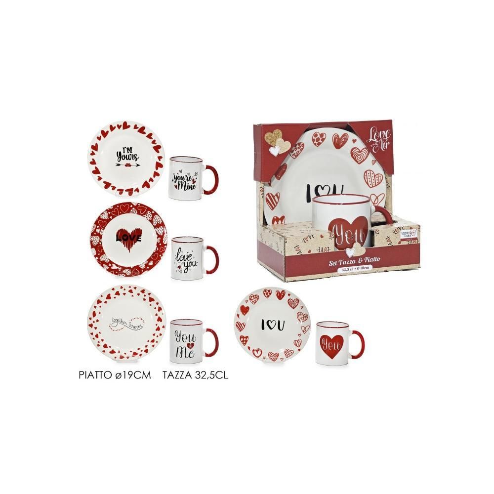 Set Tazza & Piatto San ValentinoGeneral Trade