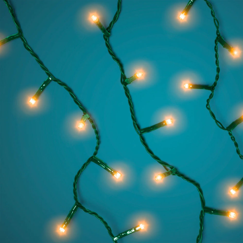 Catena Verde 96 LED Oro - Esterno 3,84mDictrolux