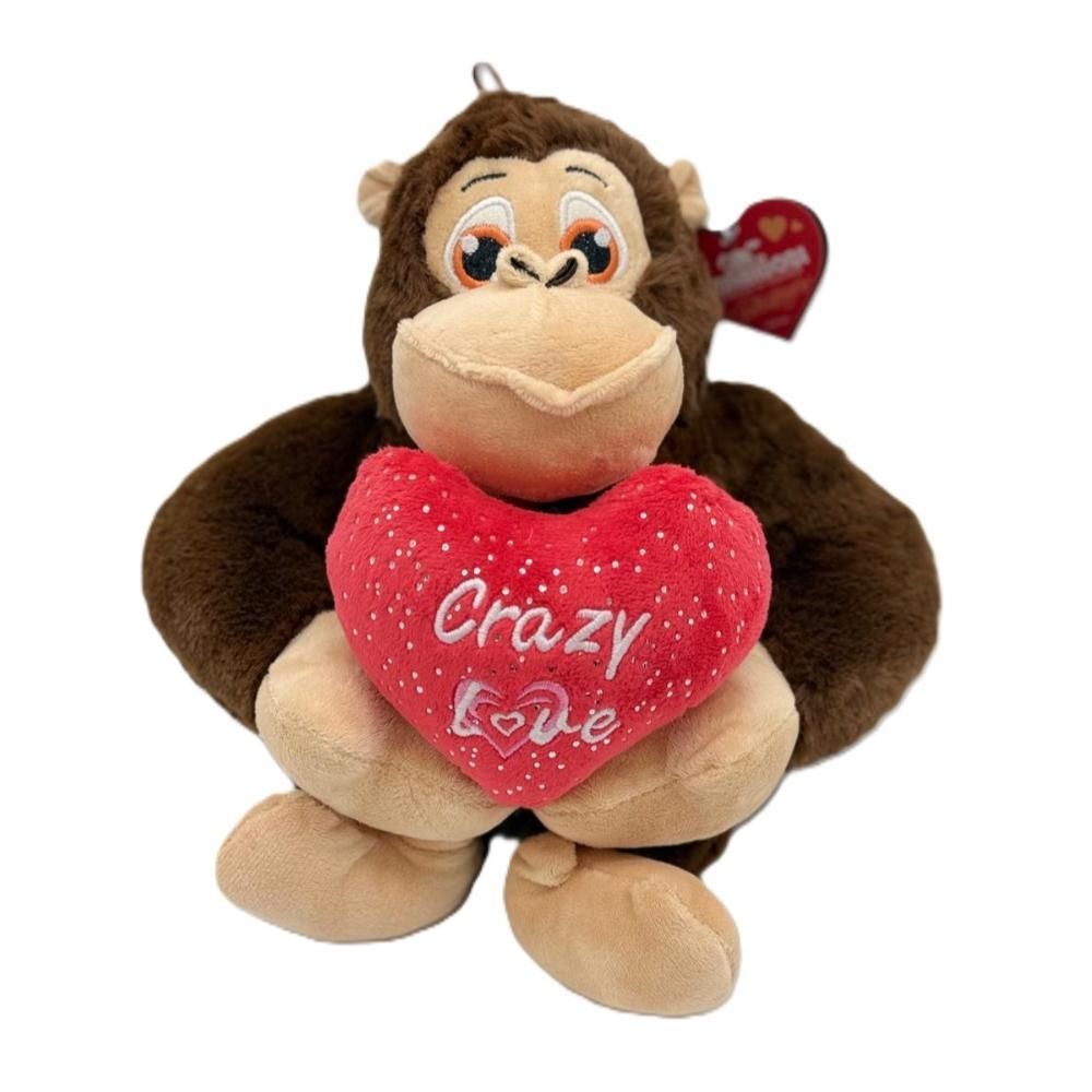 Peluche Morbidosi Scimmia con Cuore - 25cmGeneral Trade