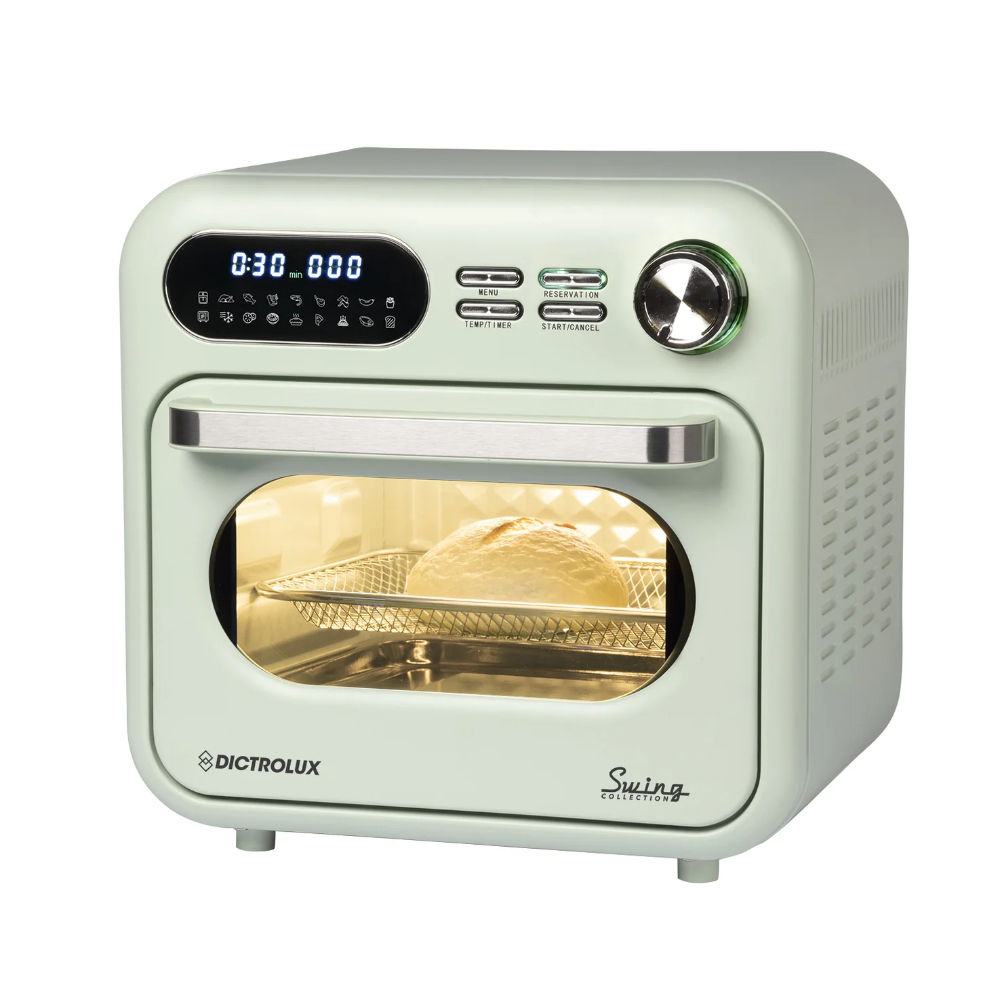 Forno e Friggitrice ad Aria KKZ-18 Verde 1400WDictrolux