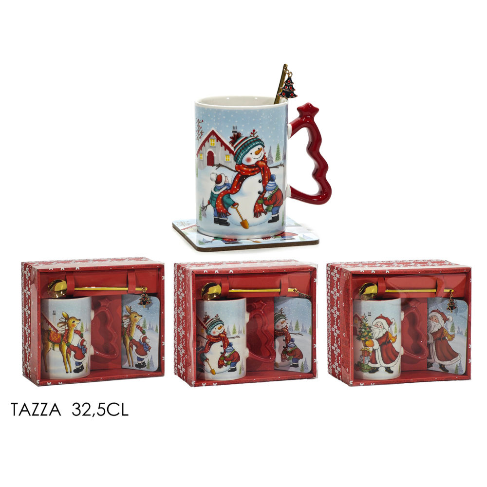 Set Tazza Natalizia con Cucchiaio - 325mlVestiamo Casa