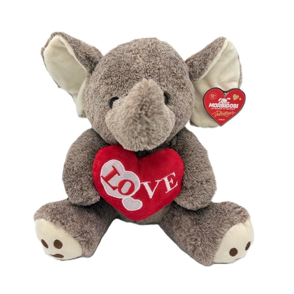 Peluche Morbidosi Animaletti con Cuore - 26cmGeneral Trade