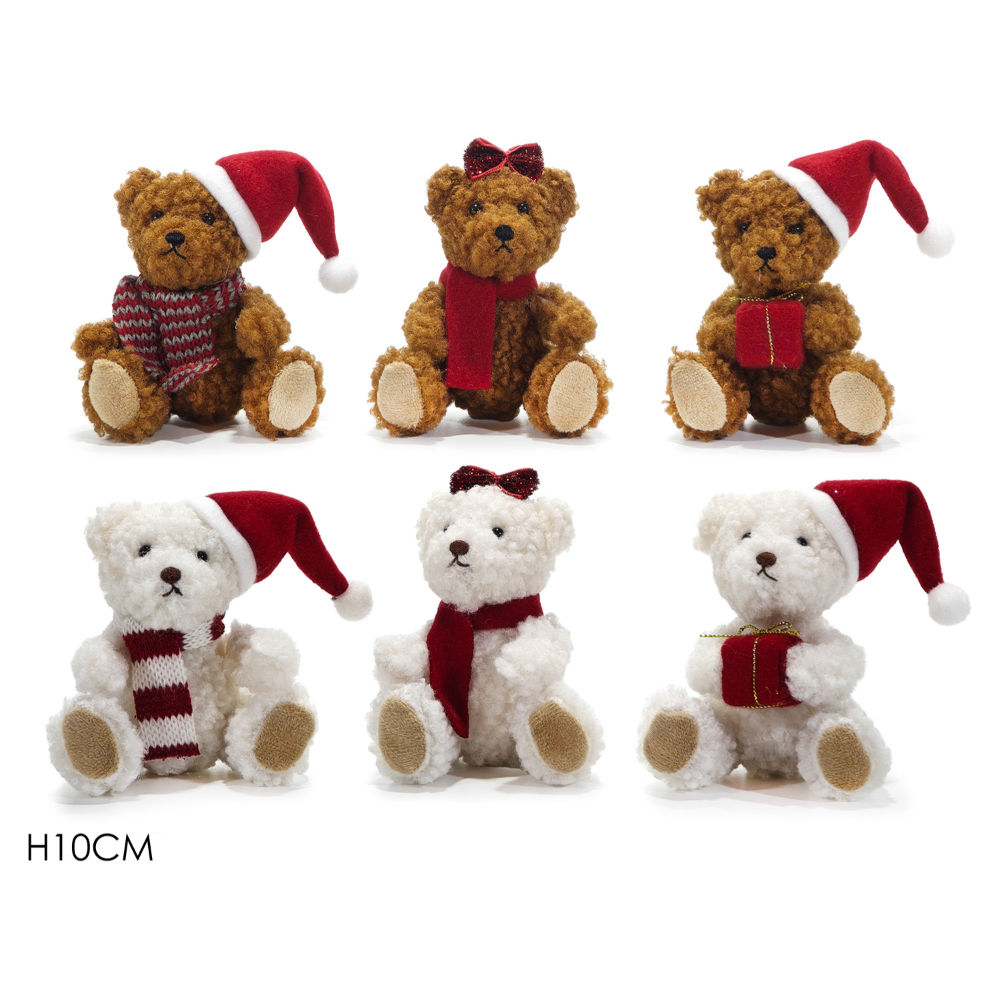 Appendino Natalizio Orsetto Seduto - 10cmVestiamo Casa