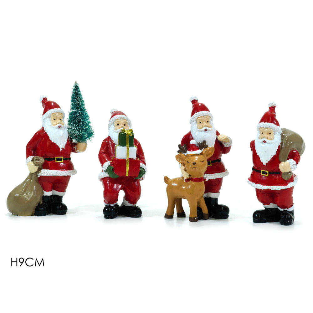 Statuetta Babbo Natale - 9cmVestiamo Casa