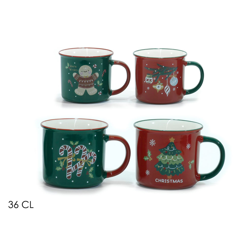 Tazza Natalizia in Porcellana - 360mlVestiamo Casa