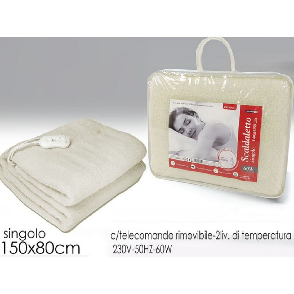 Dictrolux Scaldaletto in Lana Sintetica 1 Piazza - 60WDictrolux