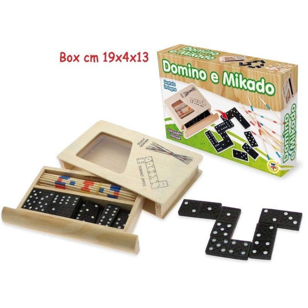 FATTO DI LEGNO - DOMINO E MIKADO 41 PZTeorema