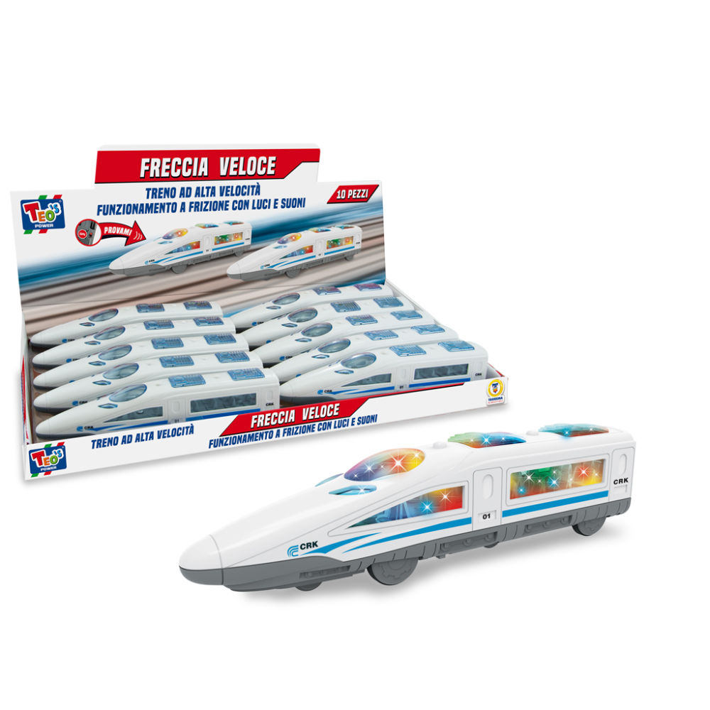 TEO S TRENO A FRIZIONE CON LUCI E SUONITeo S
