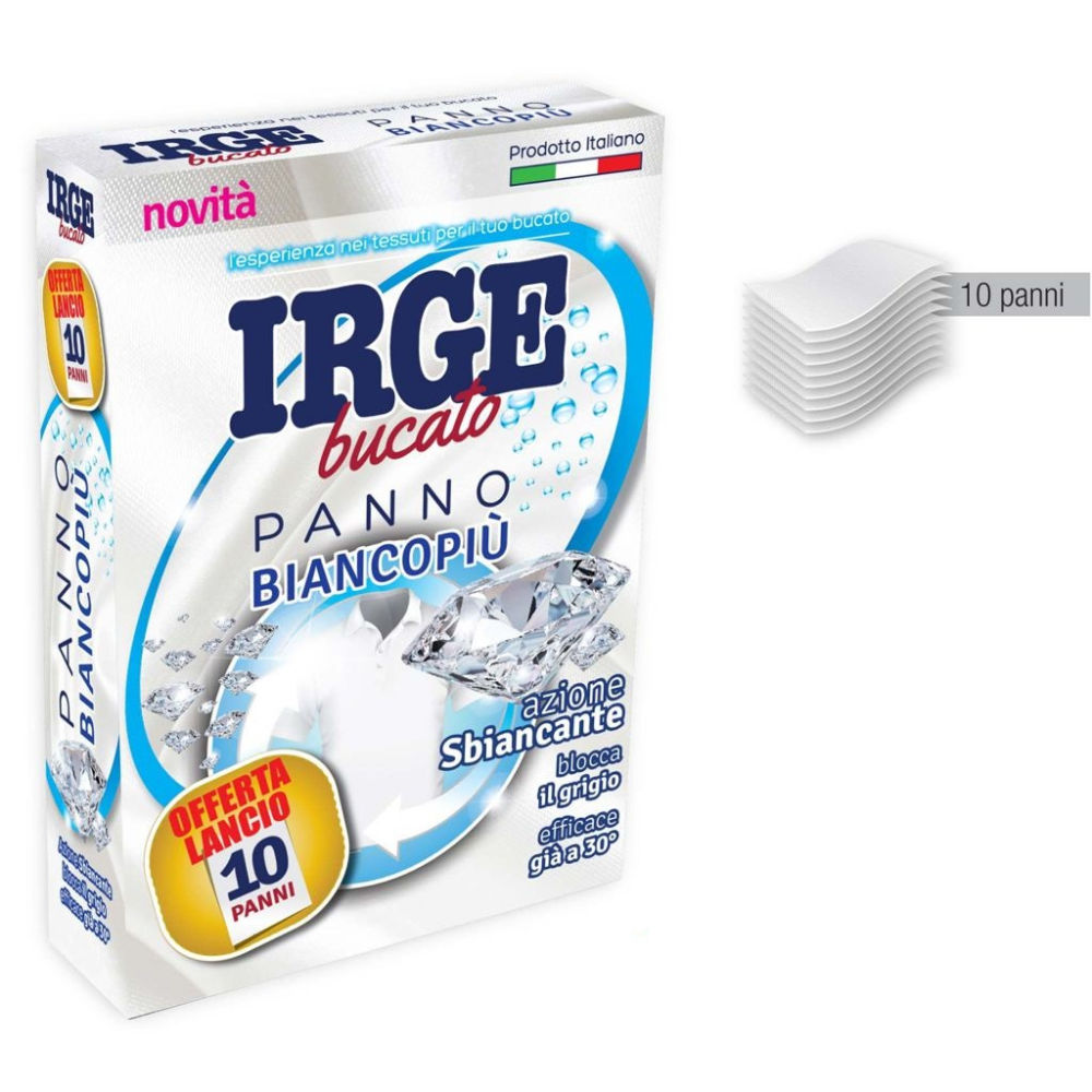 IRGE PANNO CATTURA COLORE BIANCO PIÙ - 10PZIrge