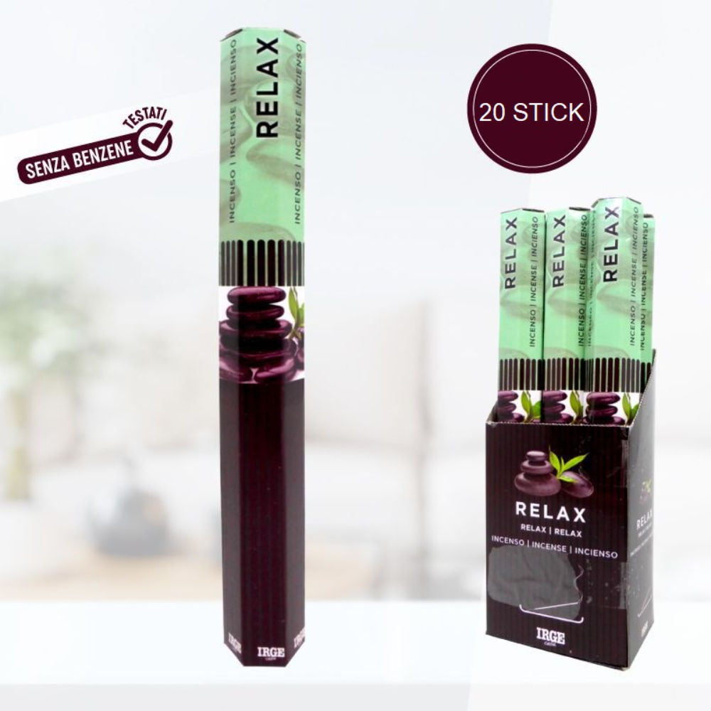 BASTONCINI DI INCENSO - RELAX - 20PZIrge