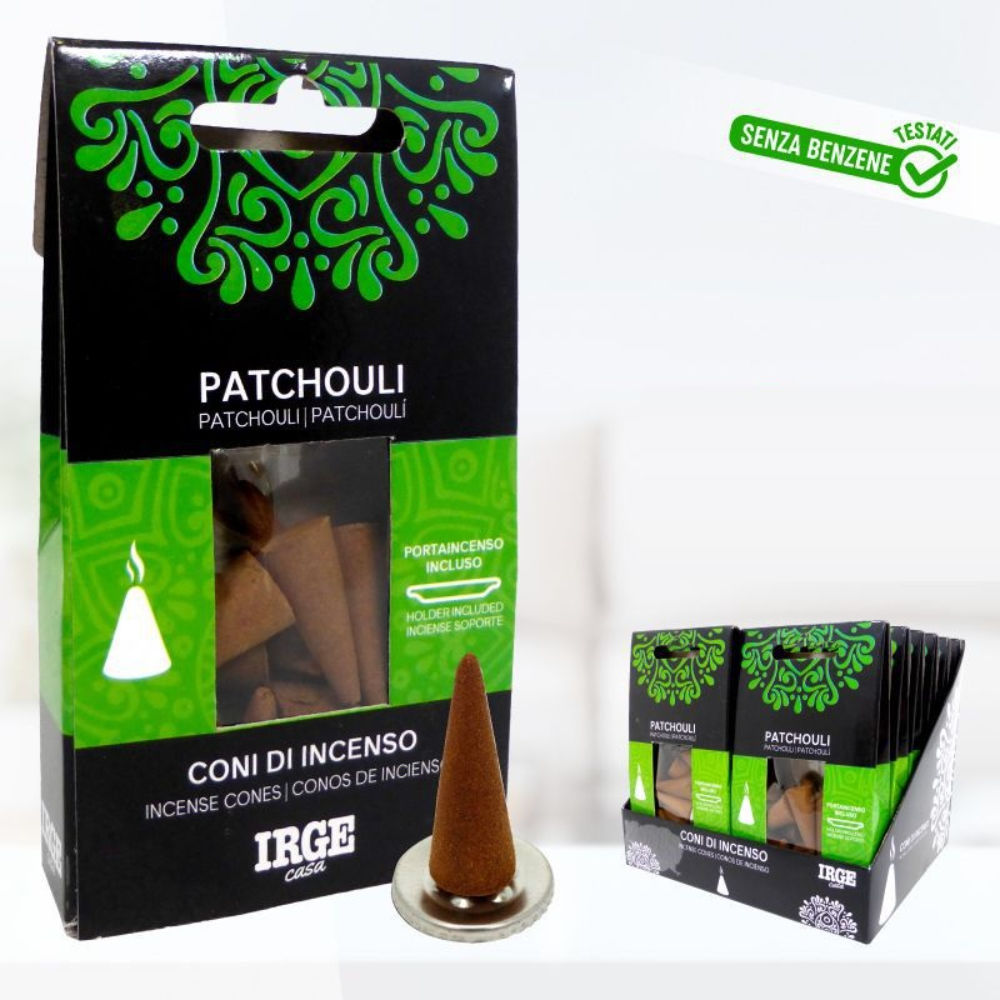 CONI INCENSO - PATCHOULI - 12PZIrge