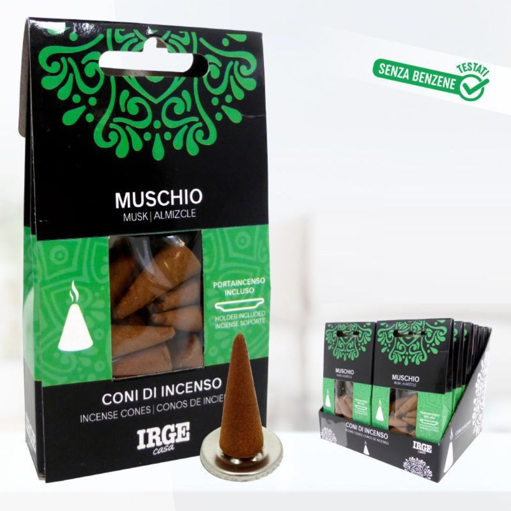 CONI INCENSO - MUSCHIO - 12PZIrge