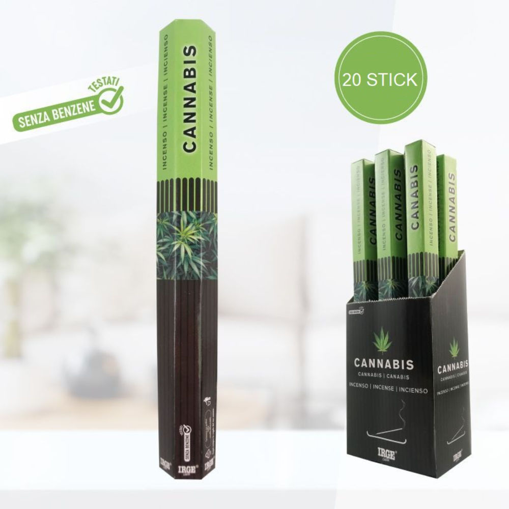 BASTONCINI DI INCENSO - CANNABIS - 20PZIrge