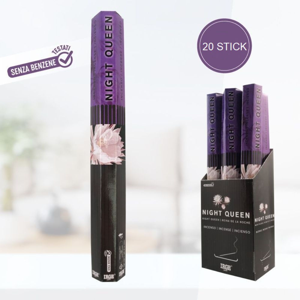BASTONCINI DI INCENSO - NIGHT QUEEN - 20PZIrge