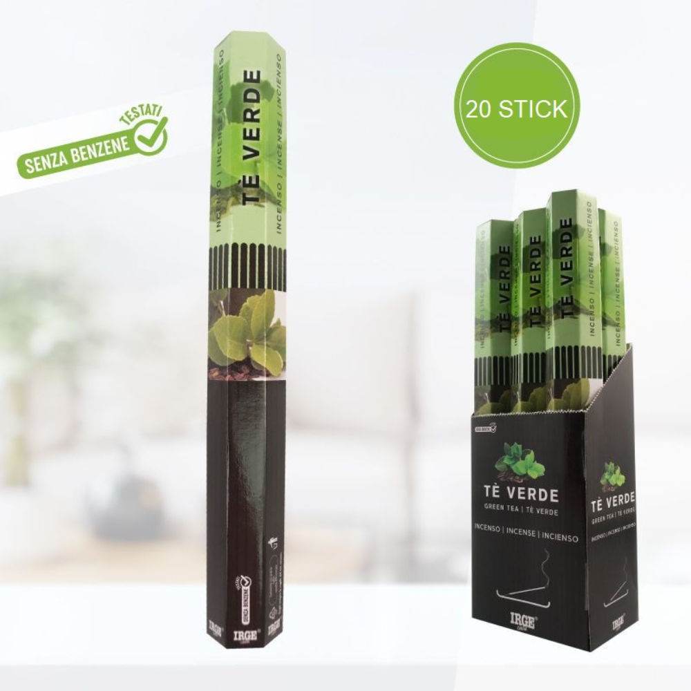 BASTONCINI DI INCENSO - TÈ VERDE - 20PZIrge
