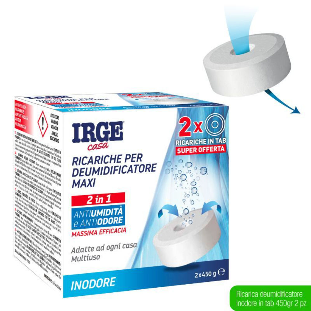 RICARICA DEUMIDIFICATORE 2X450G - INODOREIrge