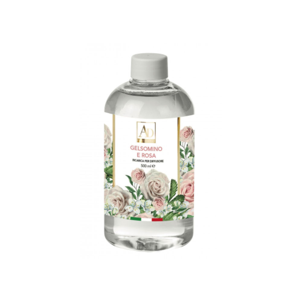 AD Ricairca per Diffusore 500ml - Gelsomino & RosaStar Ad Trend