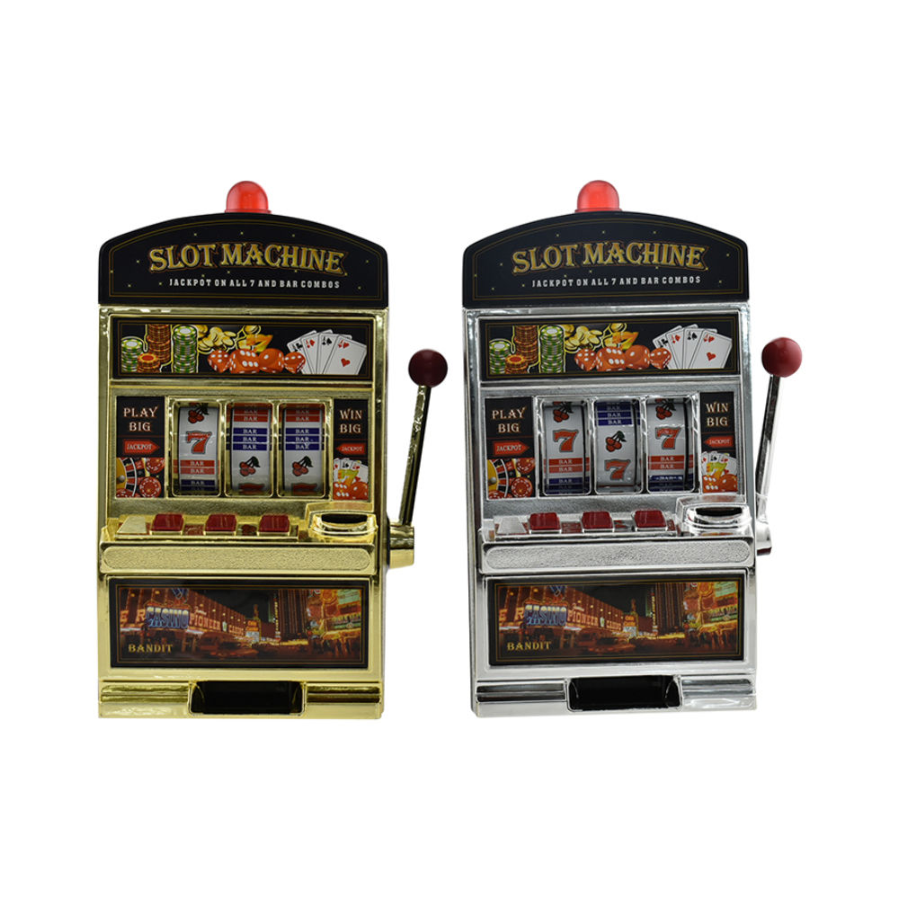 Salvadanaio Interattivo Slot Machine + Luce - 24x37cmNataluna