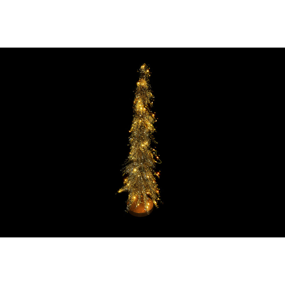 Albero di Natale Oro 50cm - 60 LED/Bianco Caldo + TimerNataluna