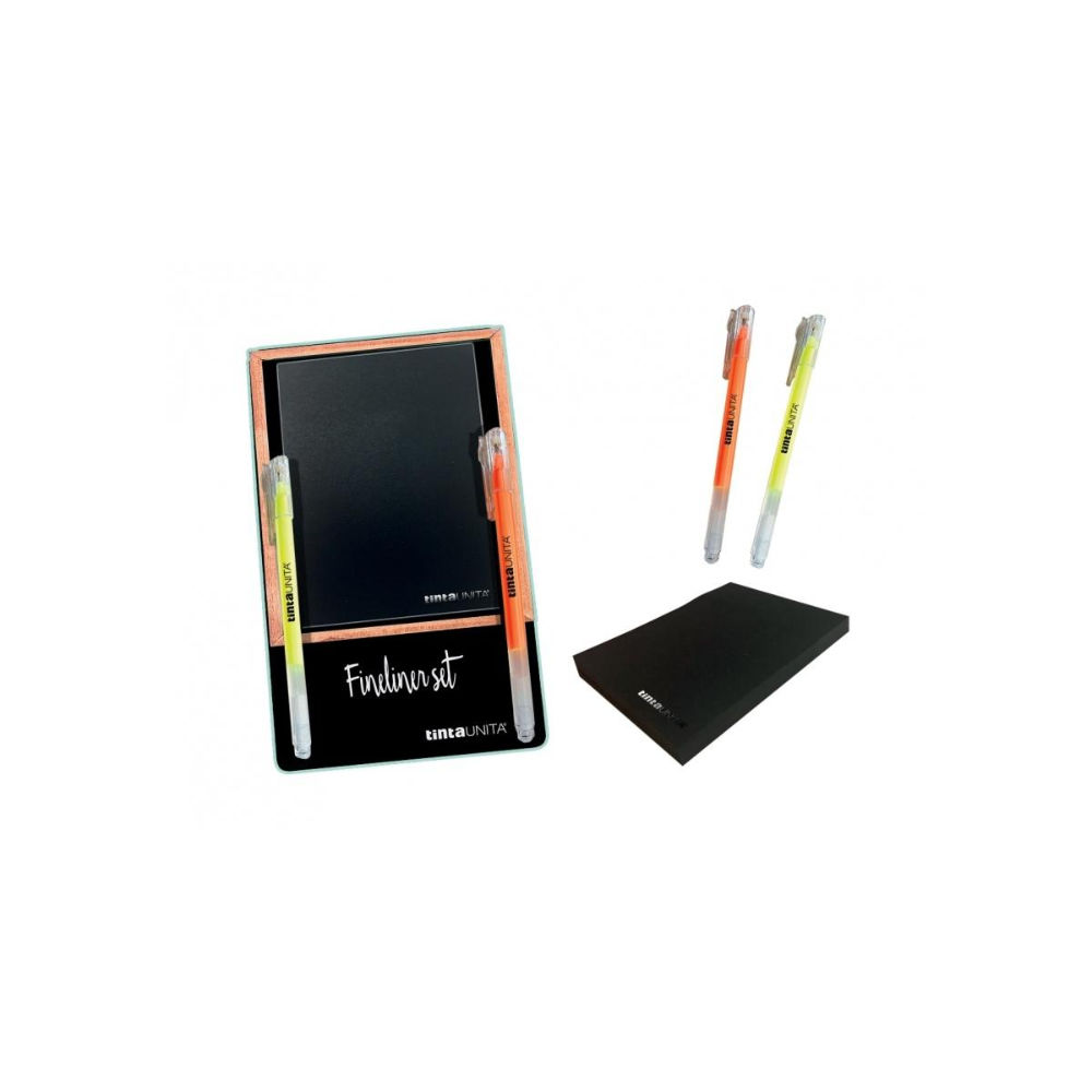 SET 2 FINELINER  1 MEMO TINTA UNITA     49537Tinta Unita