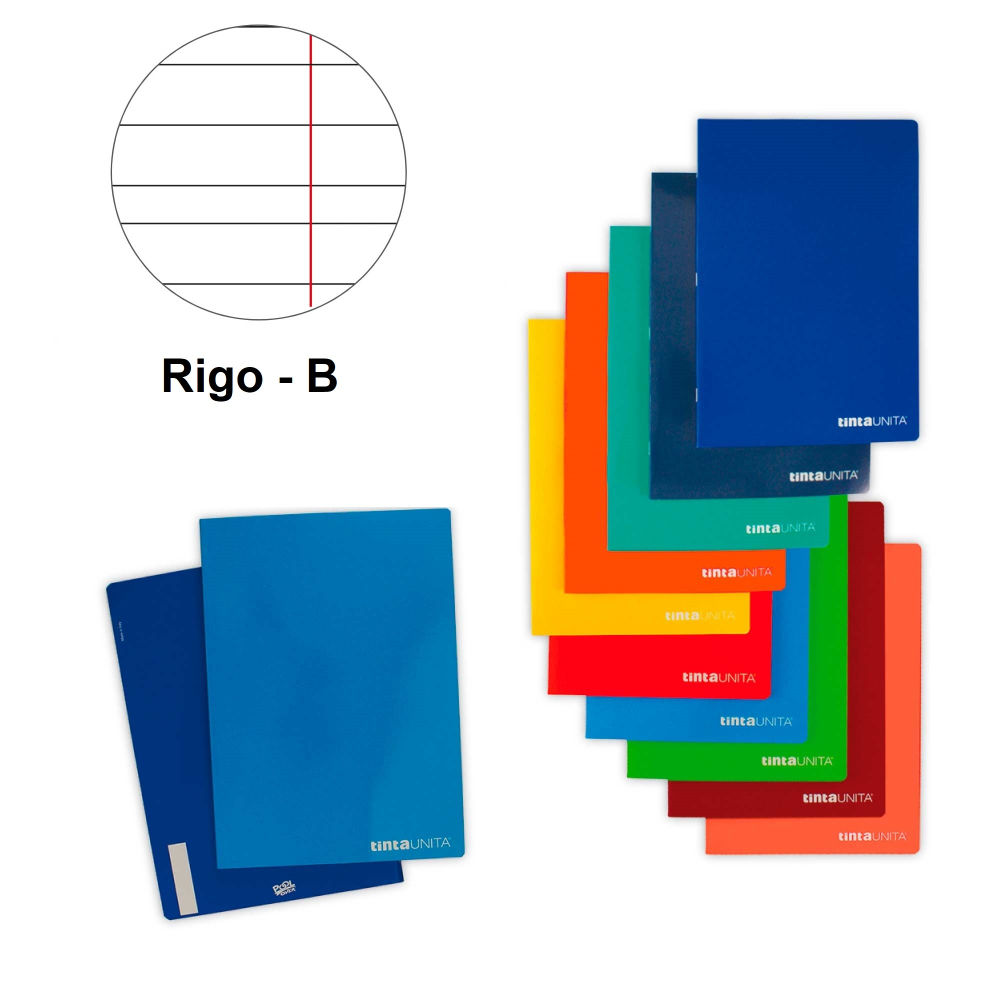 QUADERNO PPL A4 POOL OVER 80g/m²- RIGO  BTinta Unita