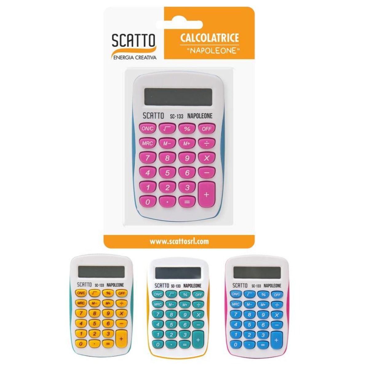 CALCOLATRICE SCATTO TASCABILE        SC-133Scatto