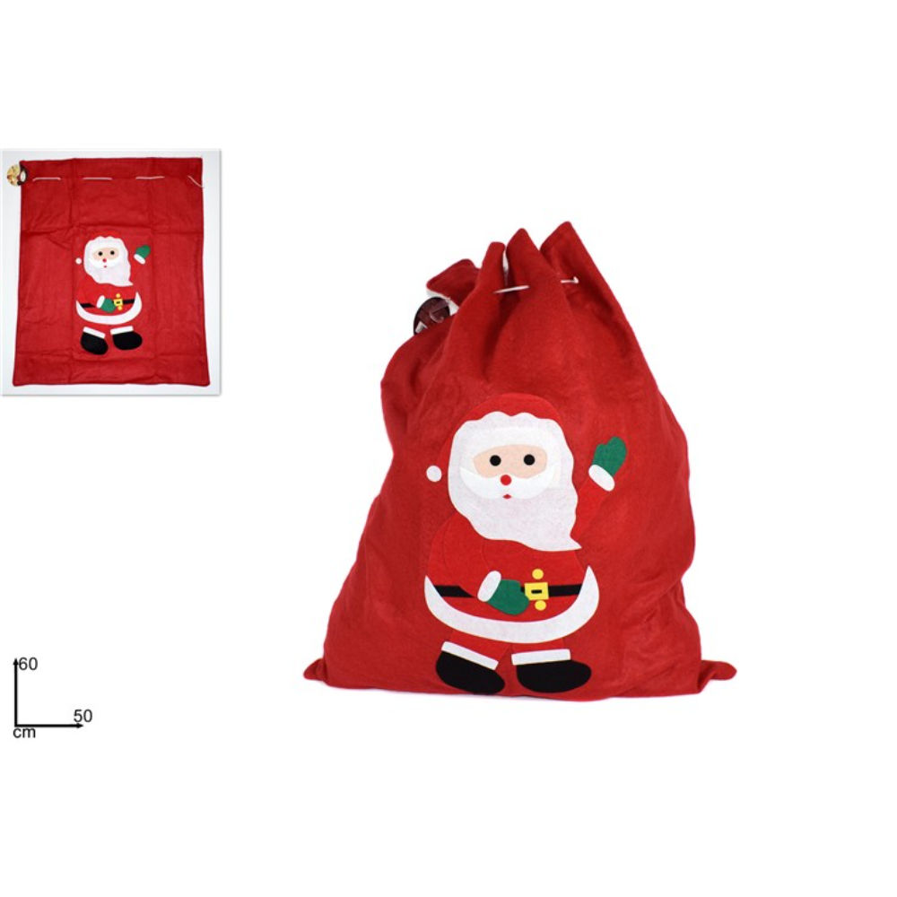 Sacco in TNT Babbo Natale - 50x60cmDue Esse