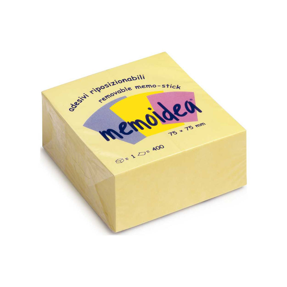 MEMO STICK 75x75MM - GIALLO - 400PZMemoidea