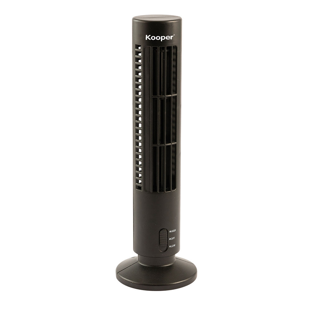 MINI VENTILATORE TORRETTA USB NEROKooper