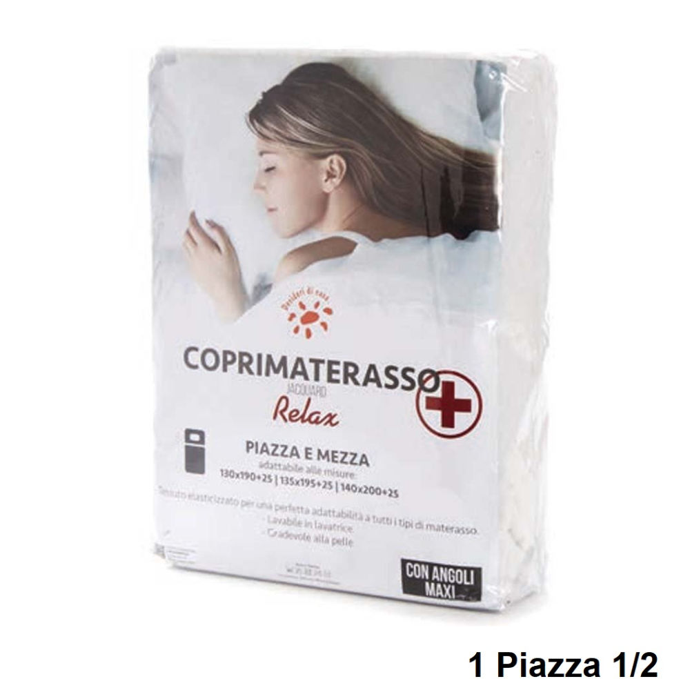 Coprimaterasso - Jacquard Relax - 1 Piazza e MezzaDesideri di Casa