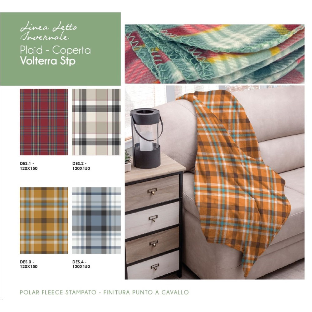 Plaid - Coperta Volterra Stp - 120x150cmZambetti